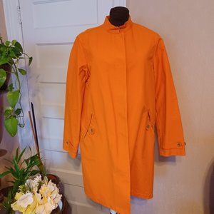 Land's End Raincoat, Orange, sz L - 14--16